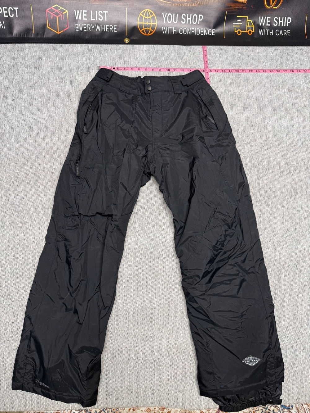 Columbia Bugaboo Omni-Tech Waterproof Black Snow Pants M